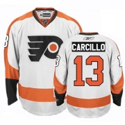 Reebok Daniel Carcillo Philadelphia Flyers  Road Authentic Jersey - White
