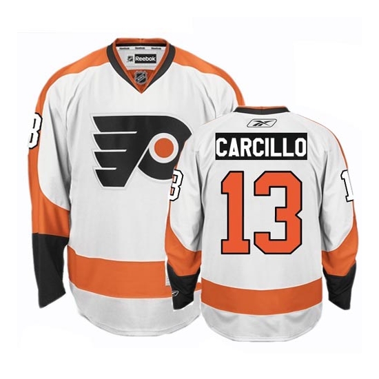 Reebok Daniel Carcillo Philadelphia Flyers  Road Premier Jersey - White