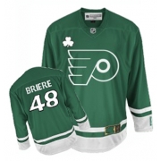 Reebok Danny Briere Philadelphia Flyers Authentic St Patty's Day Jersey - Green