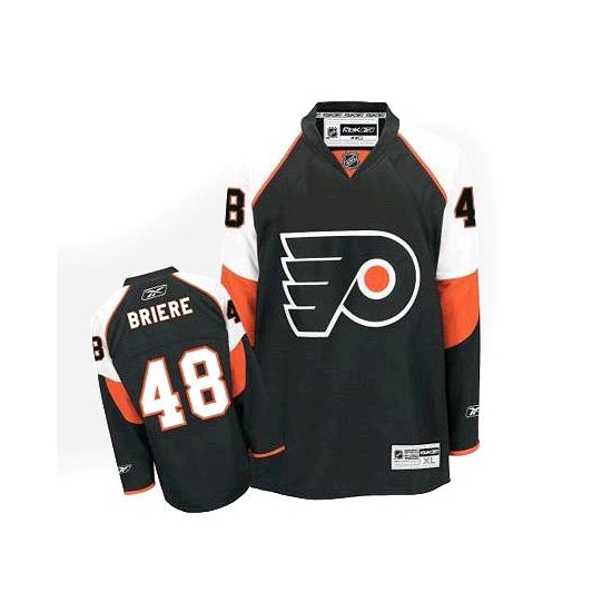 Reebok Danny Briere Philadelphia Flyers Premier Third Jersey - Black
