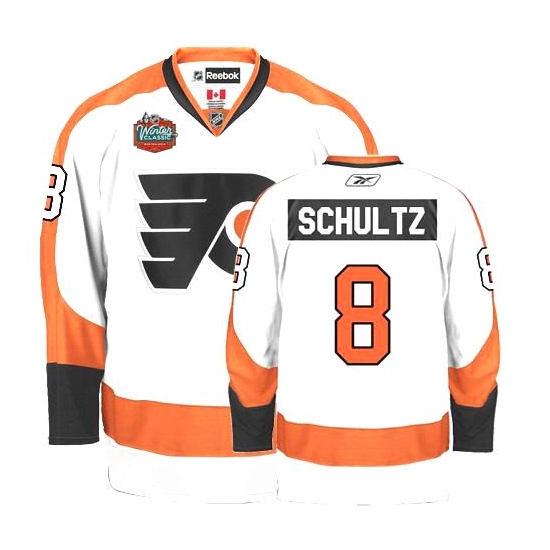 Reebok Dave Schultz Philadelphia Flyers Authentic Winter Classic Jersey - White