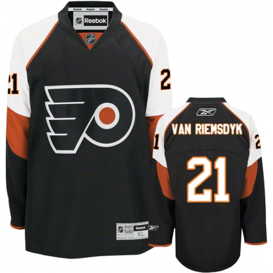Reebok James van Riemsdyk Philadelphia Flyers Premier Jersey - Black