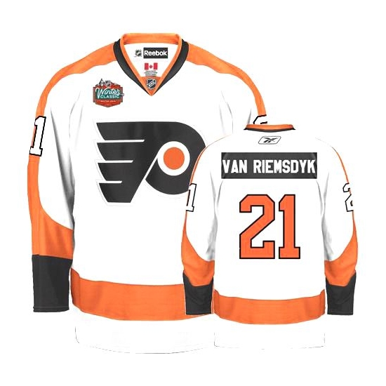 Reebok James van Riemsdyk Philadelphia Flyers Premier Winter Classic Jersey - White