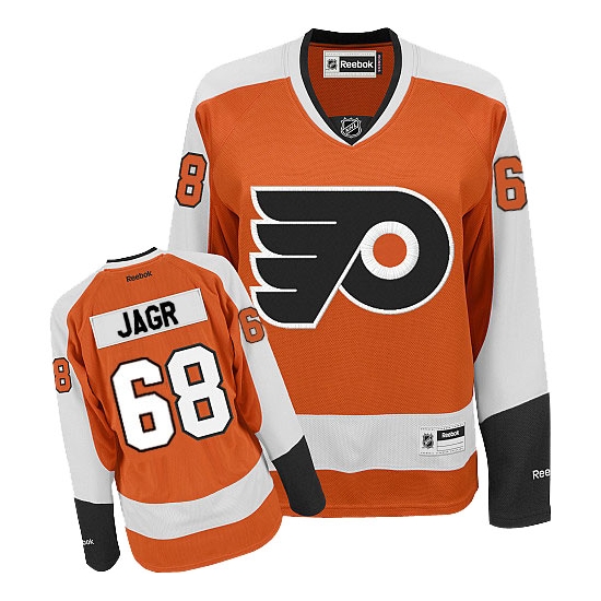 Reebok Jaromir Jagr Philadelphia Flyers Women Home Premier Jersey - Orange