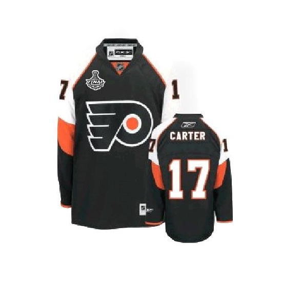 Jeff Carter Philadelphia Flyers Authentic Third Jersey with Stanley Cup ...