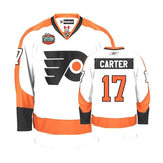 Reebok Jeff Carter Philadelphia Flyers Premier Winter Classic Jersey - White