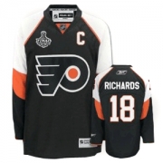 Reebok Mike Richards Philadelphia Flyers Authentic Third Jersey with Stanley Cup Finals Patch - Black