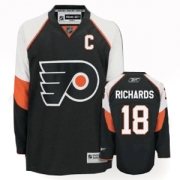 Reebok Mike Richards Philadelphia Flyers Authentic Third Jersey - Black