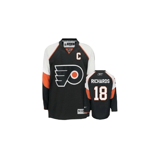 Reebok Mike Richards Philadelphia Flyers Youth Authentic Jersey - Black