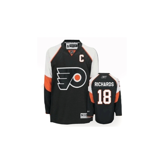 Reebok Mike Richards Philadelphia Flyers Premier Third Jersey - Black