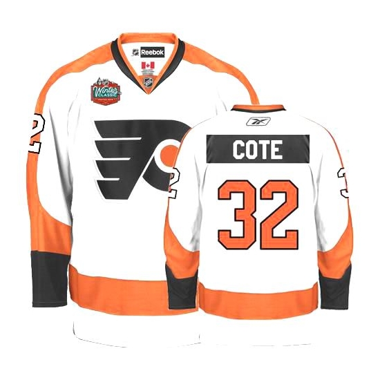 Reebok Riley Cote Philadelphia Flyers Winter Classic Authentic Jersey - White