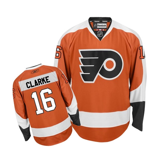 Reebok Bobby Clarke Philadelphia Flyers Premier Jersey - Orange