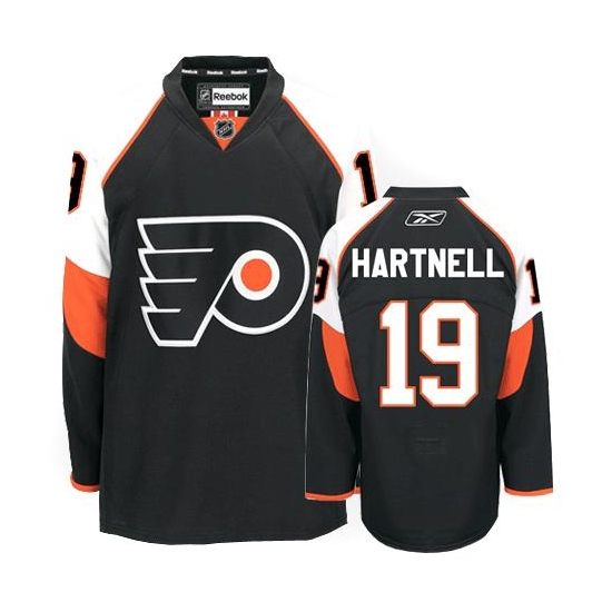 Reebok Scott Hartnell Philadelphia Flyers Authentic Third Jersey - Black