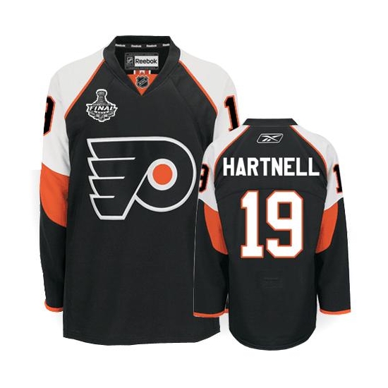 Reebok Scott Hartnell Philadelphia Flyers Premier Third Jersey with Stanley Cup Finals Patch - Black