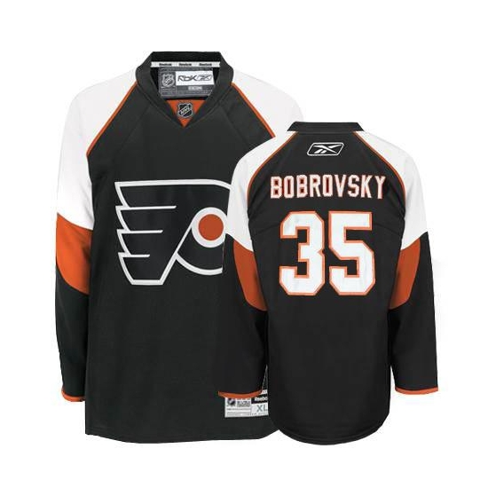 Reebok Sergei Bobrovsky Philadelphia Flyers Authentic Jersey - Black