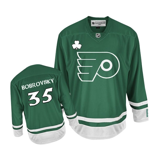 Reebok Sergei Bobrovsky Philadelphia Flyers Premier St Patty's Day Jersey - Green
