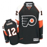 Reebok Simon Gagne Philadelphia Flyers Authentic Third Jersey - Black