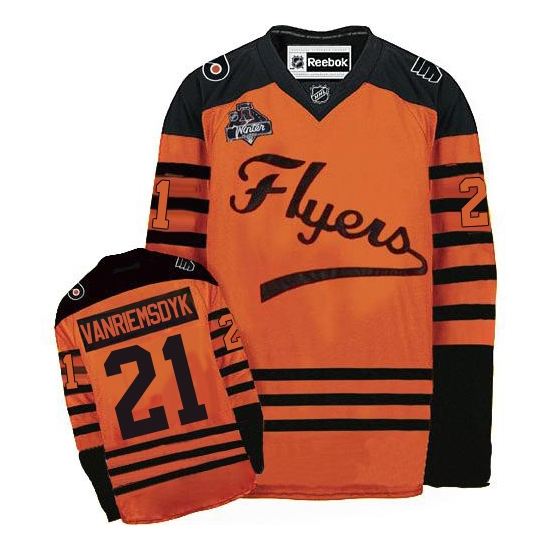 Reebok Van Riemsdyk Philadelphia Flyers 2012 Winter Classic Premier Jersey - Orange
