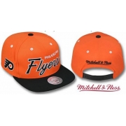 Mitchell and Ness NHL Philadelphia Flyers Stitched Snapback Hats Orange