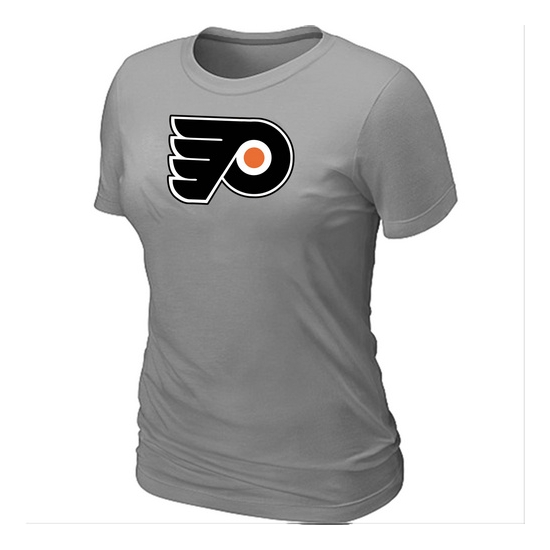 Philadelphia Flyers Women's Team Logo Short Sleeve T-Shirt - Light Grey