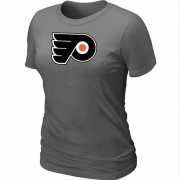 Philadelphia Flyers Women's Team Logo Short Sleeve T-Shirt - Dark Grey
