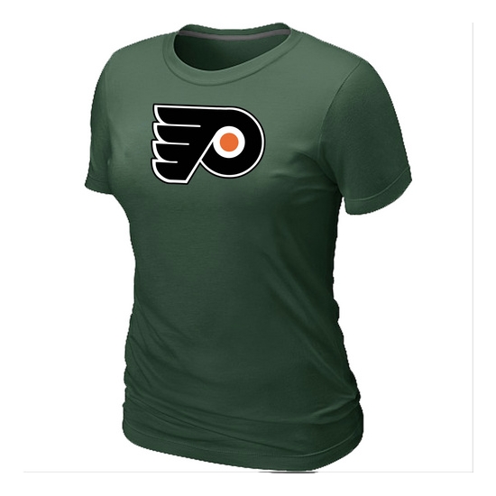 Philadelphia Flyers Women's Team Logo Short Sleeve T-Shirt - Dark Green
