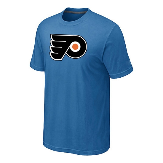 Philadelphia Flyers Mens Team Logo Short Sleeve T-Shirt - light Blue