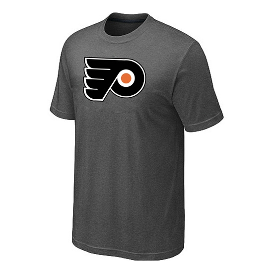 Philadelphia Flyers Mens Team Logo Short Sleeve T-Shirt - Dark Grey
