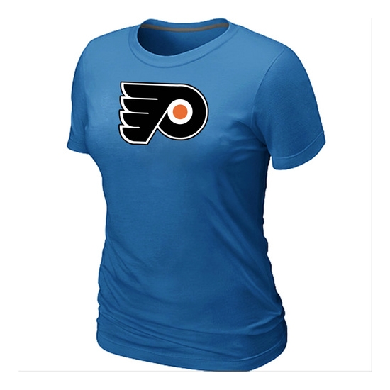 Philadelphia Flyers Women's Team Logo Short Sleeve T-Shirt - light Blue