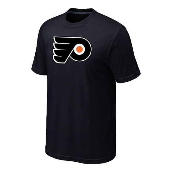 Philadelphia Flyers Mens Team Logo Short Sleeve T-Shirt - Black
