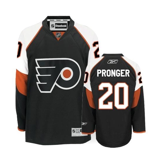 Reebok Chris Pronger Philadelphia Flyers Authentic Third Jersey - Black
