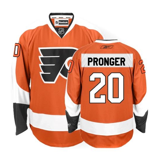 Reebok Chris Pronger Philadelphia Flyers Authentic Home Jersey - Orange