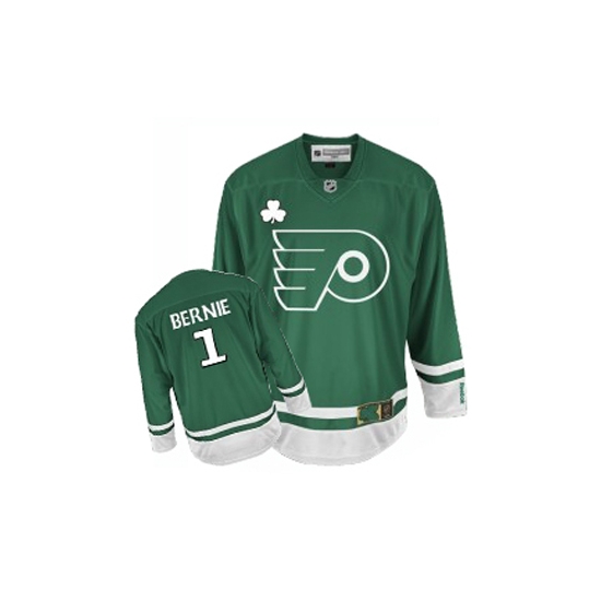 Reebok Bernie Parent Philadelphia Flyers Premier St Patty's Day Jersey - Green