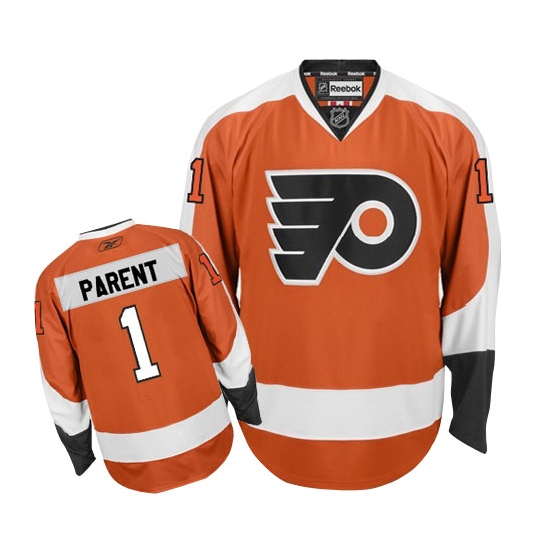 Reebok Bernie Parent Philadelphia Flyers Premier Jersey - Orange