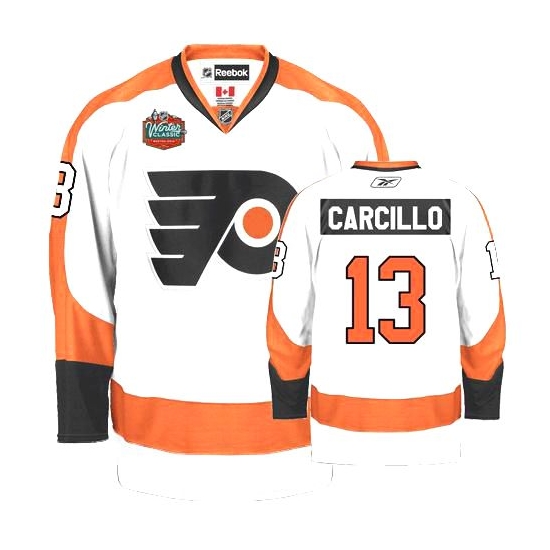 Reebok Daniel Carcillo Philadelphia Flyers Premier Winter Classic Jersey - White
